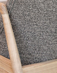 Morely armchair in mink