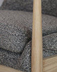 Morely armchair in mink