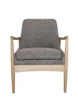 Morely armchair in mink