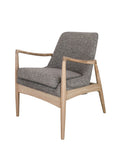 Morely armchair in mink