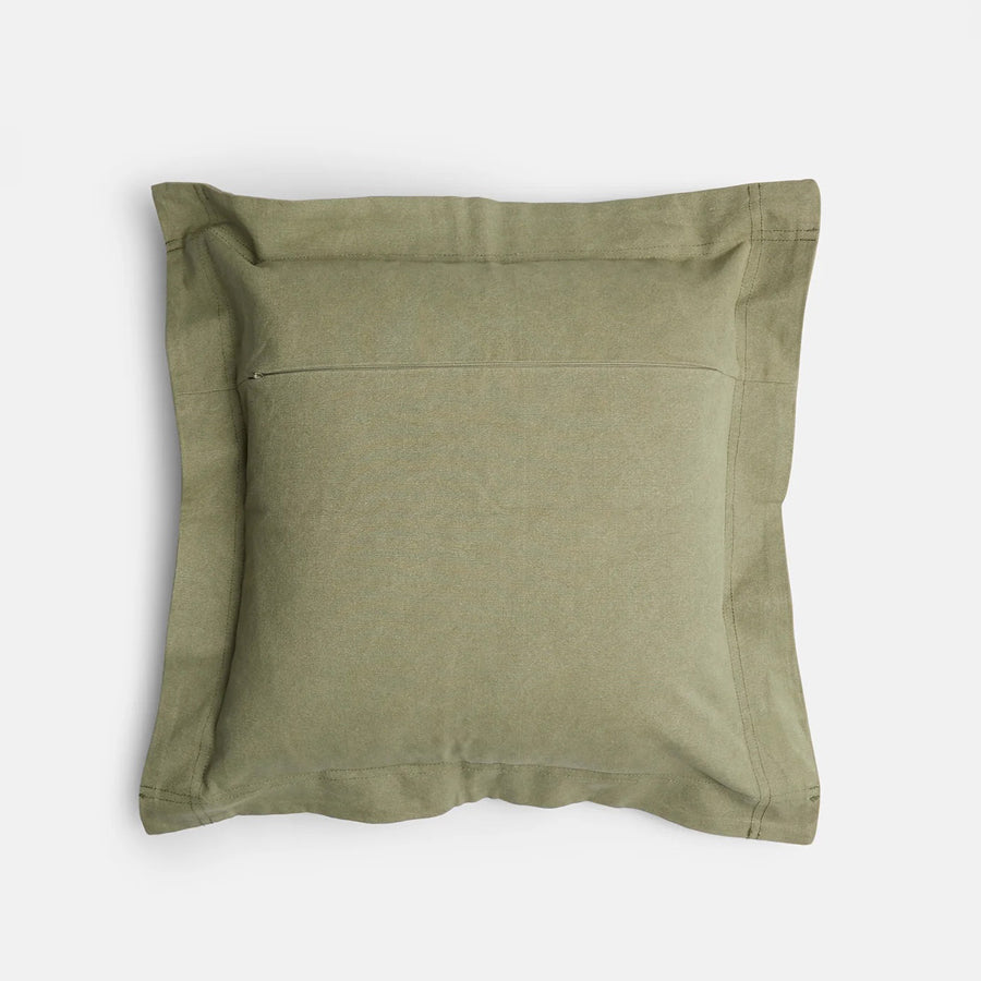 Nature by nurture cushion in olive