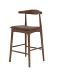Nordic Barstool Brown Leather