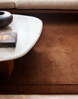 HALF PRICE Norfolk rug in chocolate FLOORSTOCK