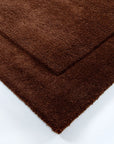 HALF PRICE Norfolk rug in chocolate FLOORSTOCK