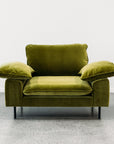 Sicily chair in olive velvet