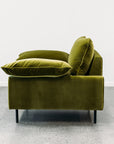 Sicily chair in olive velvet