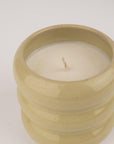 Ceramic candle in scent hyper oscillate