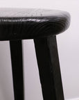 round barstool in black