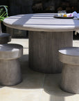 Patras Round Outdoor table in concrete