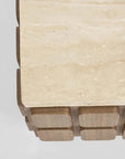 Porto travertine coffee table