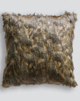 Warm & Rustic Faux Fur Euro cushion
