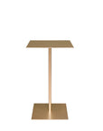 Regent square side table in gold