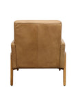 Ingrid armchair in tan leather