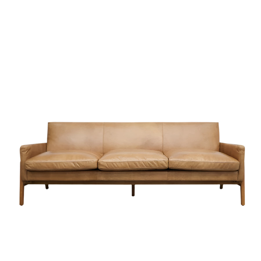 Ingrid sofa in tan leather