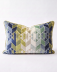 Squarish velvet cushion