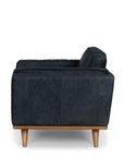 Carezza Astoria Armchair - Black Leather