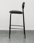 Gemini C38 tall barstool in black