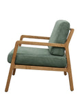 Baker fabric armchair in Green
