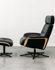 IMG Space Chair & Ottoman - Tuxedo