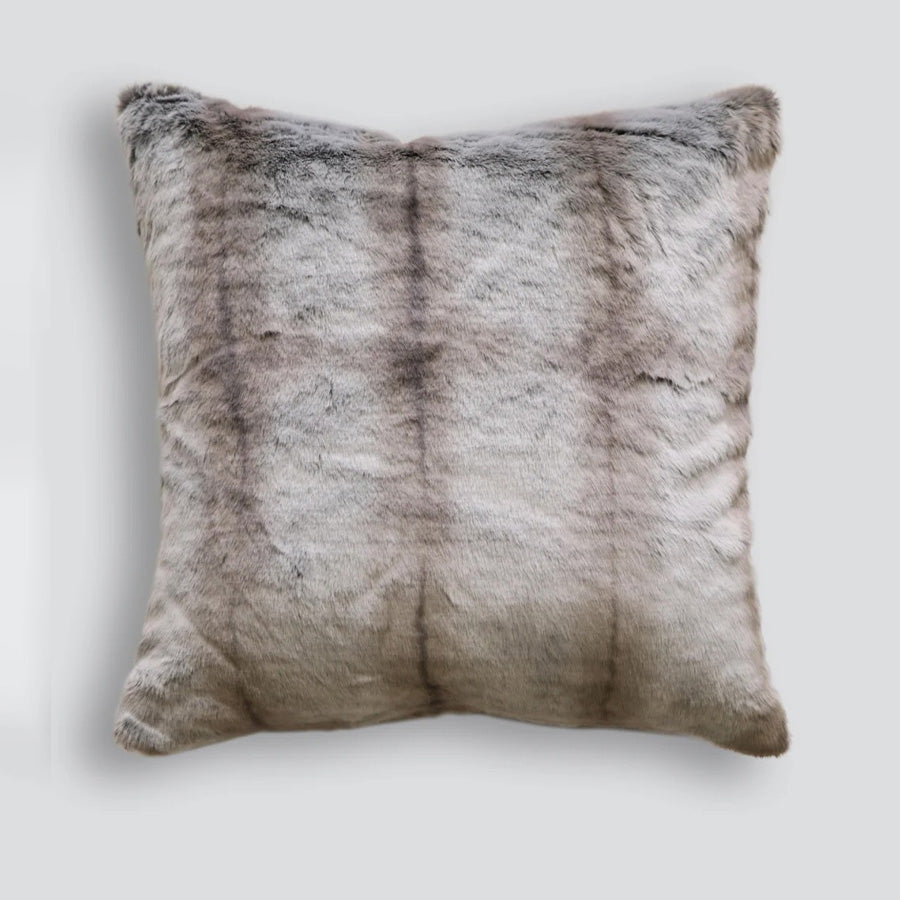 Dark & Moody Faux fur euro cushion