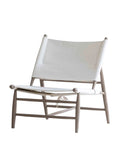 Jones Simple chair in white & smoke grey