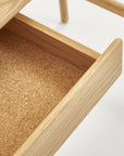 Sketch author desk in blond oak