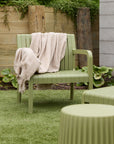Story outdoor armchair | Olive