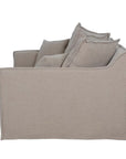 Waihi slipcover 2 seat sofa in hazelnut