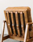 Yukon leather armchair in tan