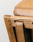 Yukon leather armchair in tan