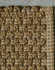 Tappeto jute rug in bronze