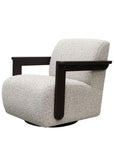 Tara rocking swivel armchair in biscuit
