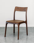 Ealing armless dining chair in walnut