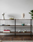 Moebe Shelving System - Long Single Shelf - Walnut