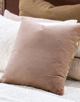Waterlily cushion in clay