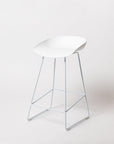 Gemini C10 Barstool - White 