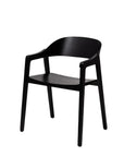 William dining chair in black