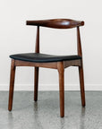 Gemini C30 dining chair in walnut