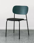 Gemini c38 dining chair in green 