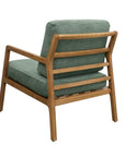 Baker fabric armchair in Green
