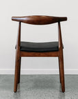 Gemini C30 dining chair in walnut