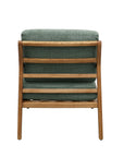 Baker fabric armchair in Green