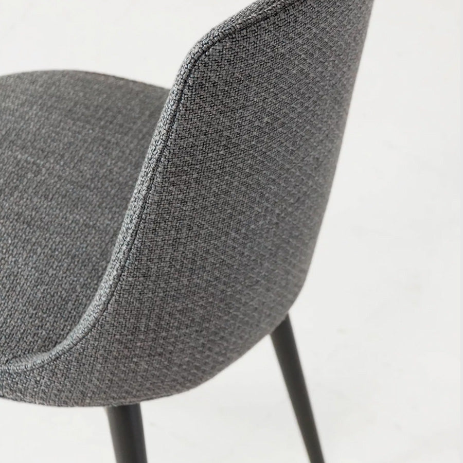 Bobby dining chair in grey