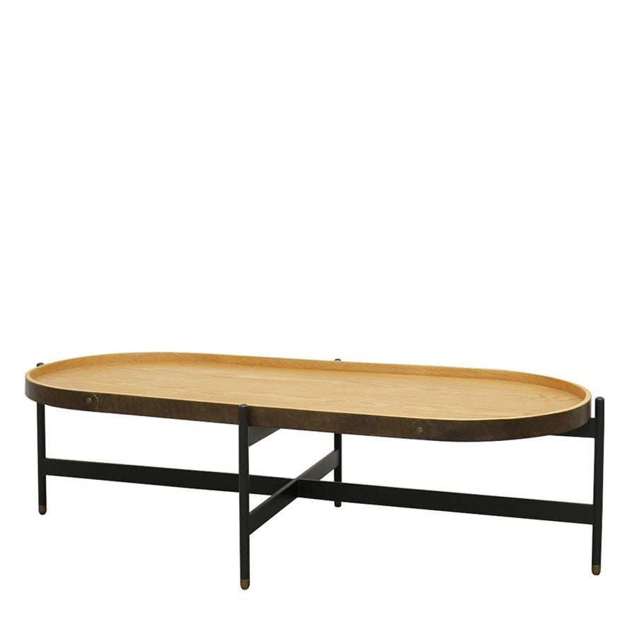 Brixton Oval Coffee Table - Light Ash