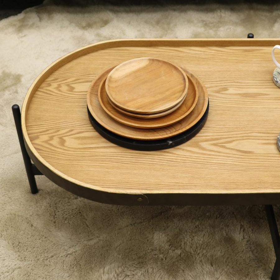 Brixton Oval Coffee Table - Light Ash