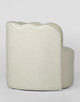 CAMILLE | scallop armchair - natural