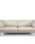 Clara 3 Seat Sofa in beige leather