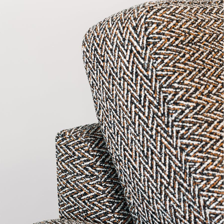 Voyager chair in kivu clay