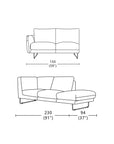 Dayton sofa & chaise