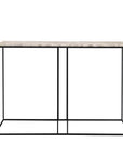 Dion marble console table beige